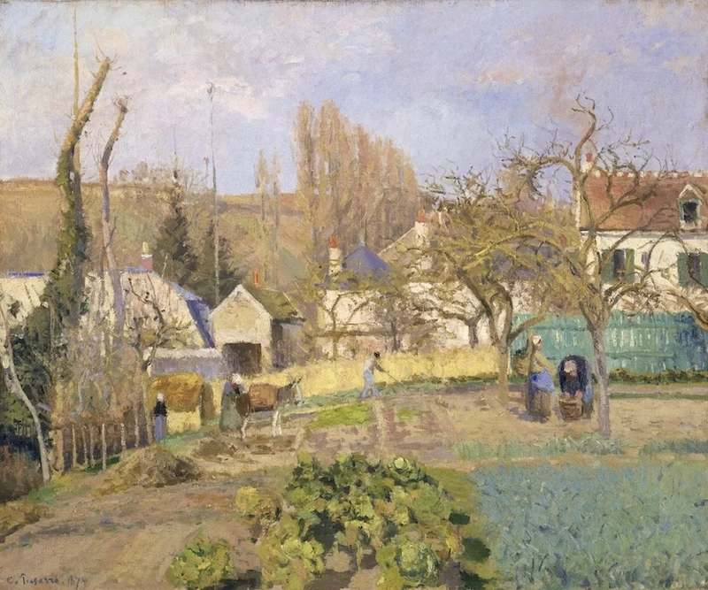Orti presso L'Hermitage, Pontoise - Scottish National Gallery, Edinburgh